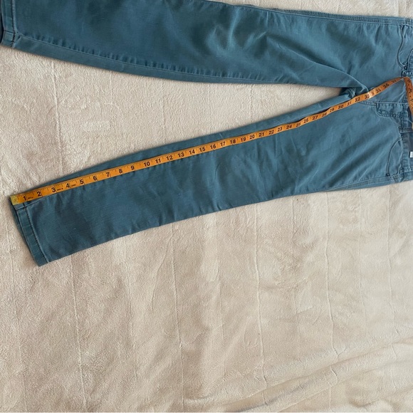 a1983-B3 - Free People - Size 27 Woman Bottoms ~ Jeans & Blue Color, Green - Picture 9 of 11